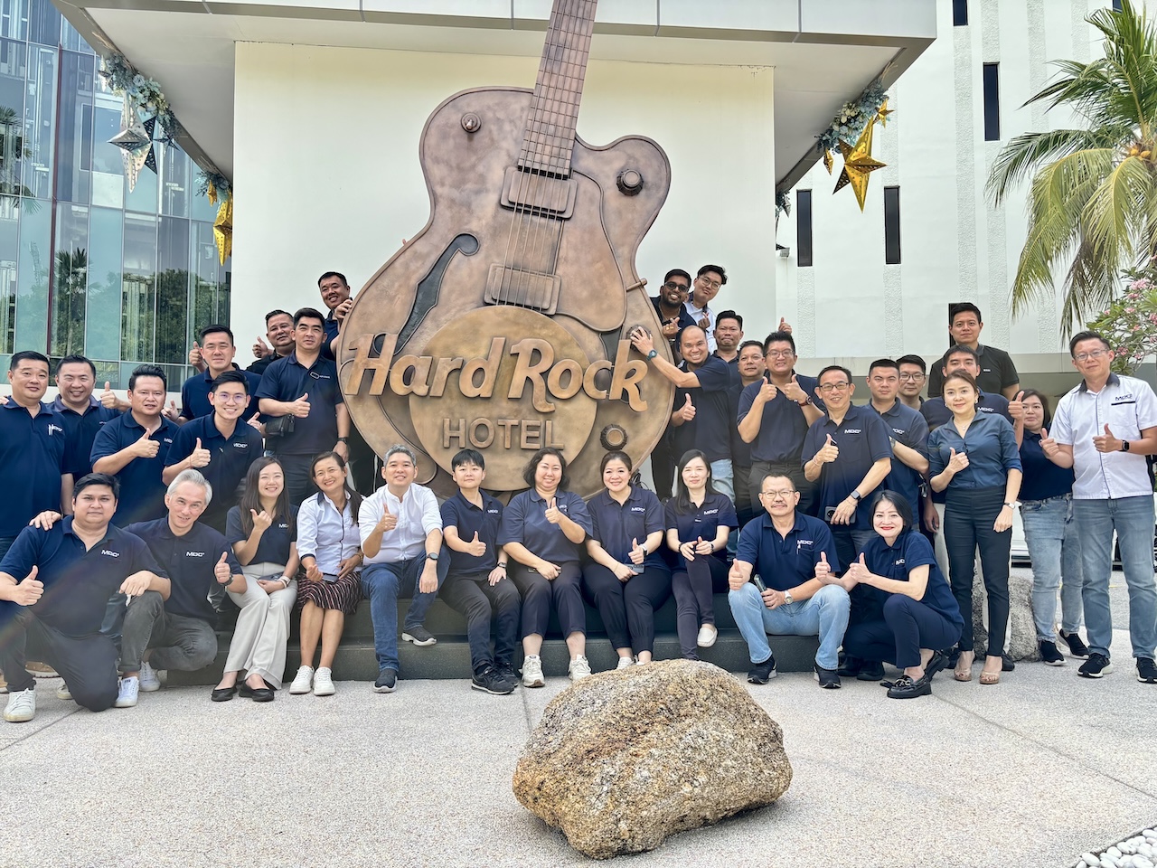 Hard Rock Hotel, sales training with a construction company